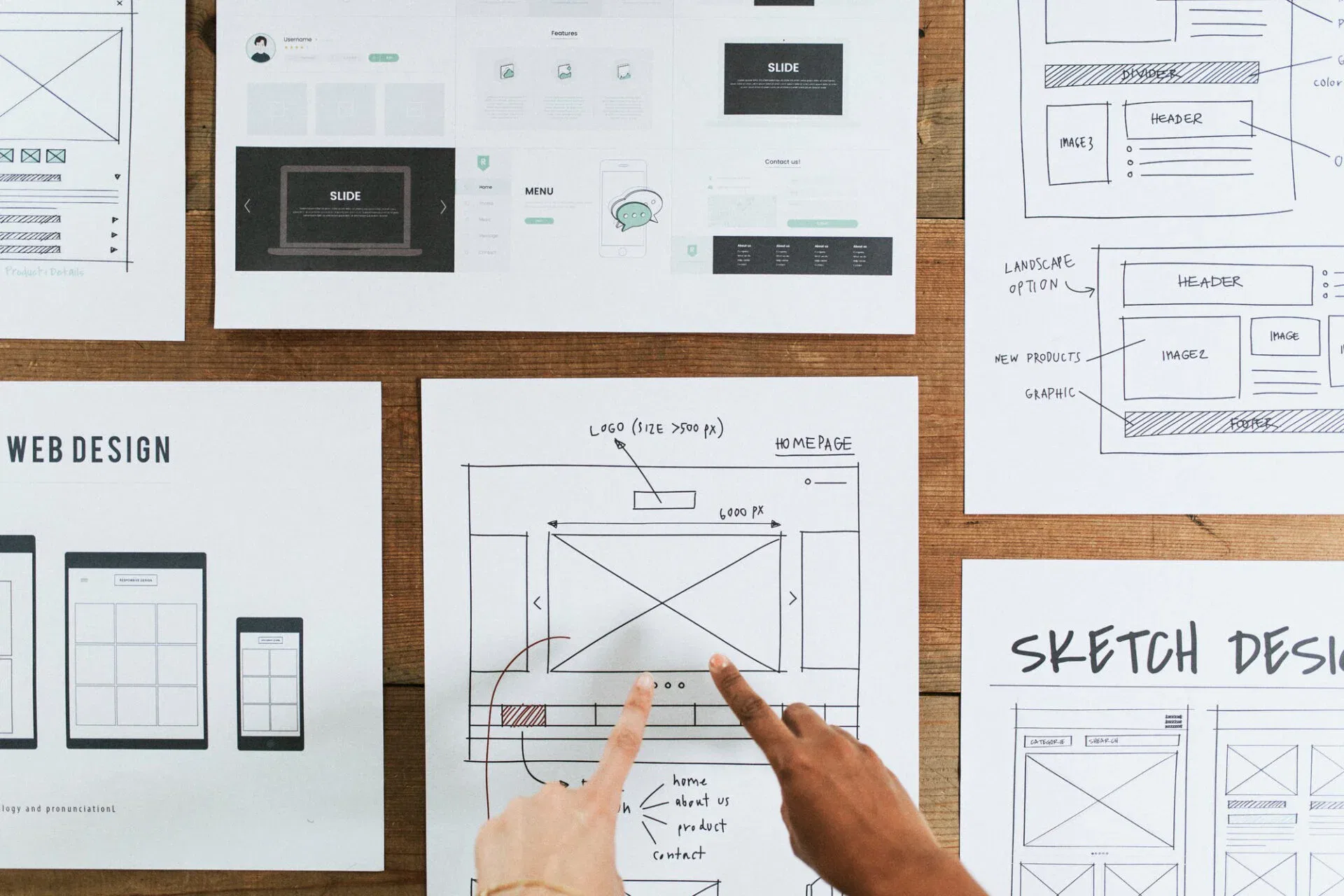website design and website development